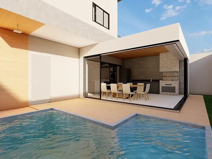 Referência de casa de alto padrão